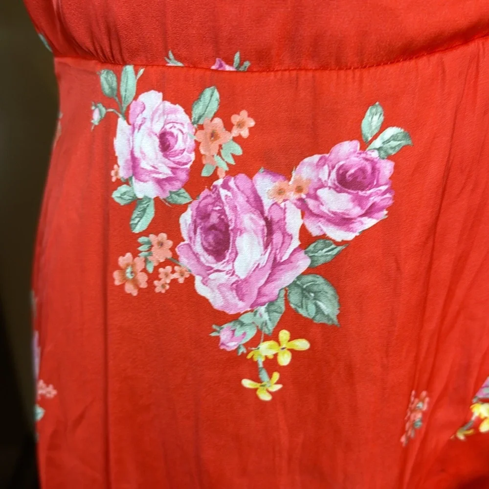 Altar'd State Red High-Low Ruffled Sundress size medium - Picture 8 of 10